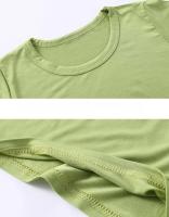 Pijama Infantil De Verano De Moda Con Cintura Alta Protección De La Panza Ropa De Casa Para Niños Y Niñas Material Suave Y Transpirable - details 0