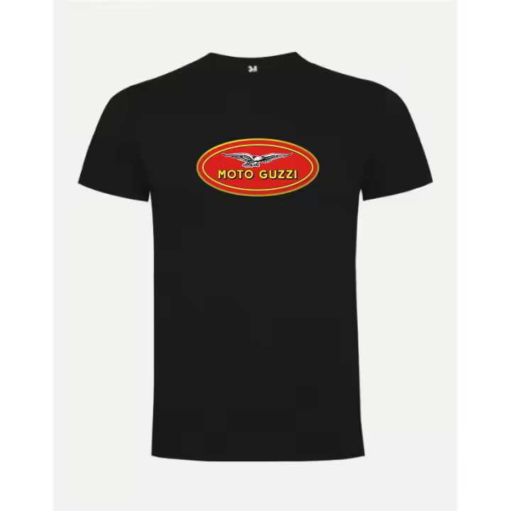 Camiseta roly hombre retro moto guzzi en impresión dtf de máxima calidad y durabilidad - 1