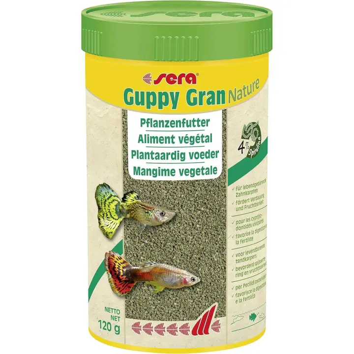 Sera Guppy Gran Nature - Alimento Completo para Peces Guppys - 1