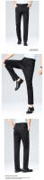 Pantalones Casuales Para Hombre Verano 29-42 Mallas Elásticas Suaves Y Frescas Sin Hierro Estilo Recto Ligeros Para El Día - details 36