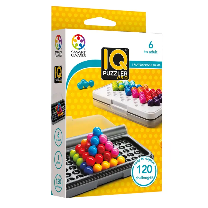 Smart Games - IQ Puzzler Pro | Juegos Niños 6 Años | Juegos Educativos 6 Años | Juegos De Mesa Niños 6 Años O Más | Rompecabezas Niños Y Rompecabezas Adultos - 1