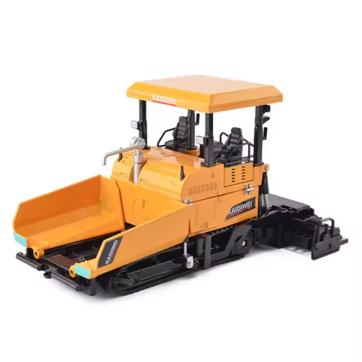 Modelo De Camión De Construcción De Asfalto Para Carretera En Aleación De Fundición 1:40 Maquinaria De Paveción Juguetes Educativos Para Niños Excavadora Atracadora - 1