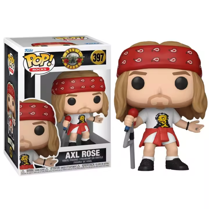 FUNKO POP! GUNS N’ ROSES – AXL ROSE (1992), 80482, Nº397, TIENDA CON LICENCIA OFICIAL - 1