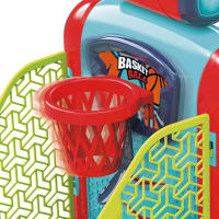 COLORBABY - Mini canasta baloncesto infantil, 2 jugadores, juego de mesa, basket electrónico, con marcadores y lanzadores, 2 niveles, control de volumen y tiempo, incluye 6 pelotas - details 4