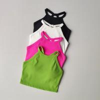 Nueva Sports Bra 2024 Para Mujer Con Almohadillas Fijas Antigolpes Running Exterior Yoga Ropa De Gimnasio Top Deportivo Transpirable Nylon Spandex - details 0