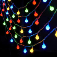 Luces De Hada LED De Colores Cálidos Pequeñas Esferas De Cristal Para Jardín Árbol De Navidad Boda Decoración DIY Operadas Por USB 3/6/10M - details 2
