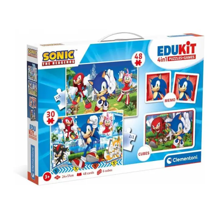 Clementoni EDUKIT 4 EN 1 SONIC Rompecabezas - 1