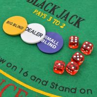 vidaXL Juego combinado póker/blackjack con 600 fichas láser aluminio - details 3
