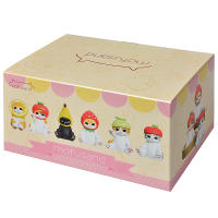 Figura De Anime Miniatura Mfusand Shark Cat Cos Sanrio En Caja Sorpresa Ornamento De Animal Fruta Juguetes Para Niños Regalo De Cumpleaños - details 13