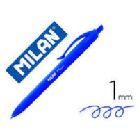 3 Bolígrafo P1 Touch Ballpen -Pack De 3 Undades De Boligrafos Color Azul -Bolígrafo De Tinta De Aceite Azul - 3 Bolígrafos Con Cuerpo Cilindrico - Milan - details 1