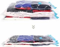 Maxia Market - Kit de 6 Bolsas de Almacenamiento vacío hasta 75% ahorro de espacio para ropa, vestimenta, Bolsa de Almacenamiento y organización - details 4