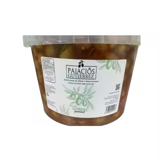 CUBO PLÁSTICO 4500 GRAMOS ACEITUNA RALLADA GORDAL PALACIOS GUTIERREZ I PALACIOS GUTIERREZ - 1