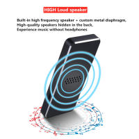 Reproductor De Música MP3 Con Altavoz Bluetooth 5.0 80GB Almacenamiento Externo Soporte APE FLAC MP3 WAV WMA Pantalla Táctil Batería 300mAh FM Radio Lectura De Libros E-Book Alarma Horloge Mundial - details 7