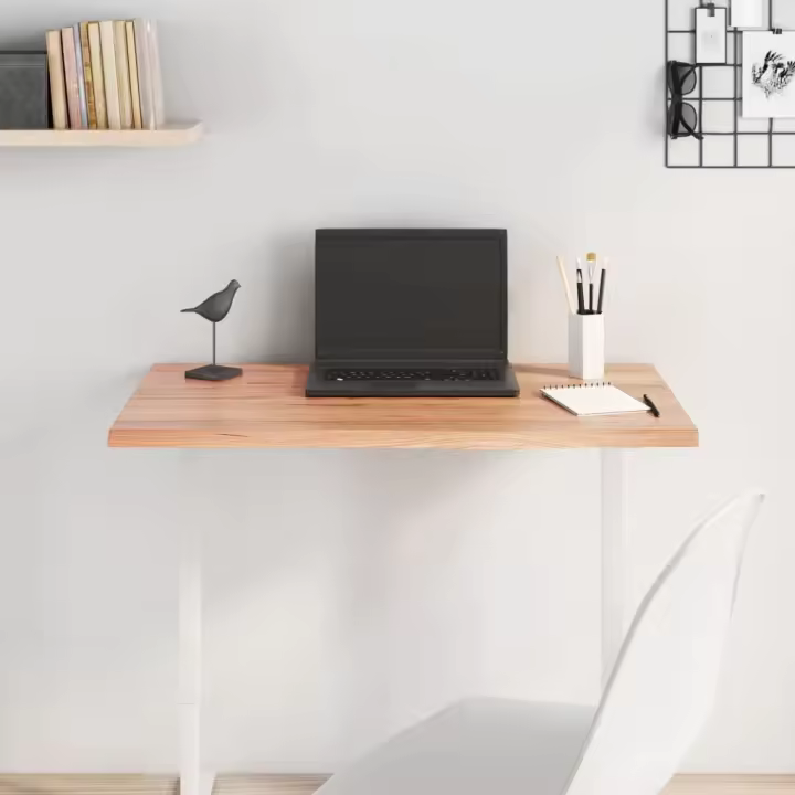 Mesa DE TRABAJO Claro 80x50x2cm Roble Macizado - 1