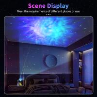 Proyector De Estrellas Nuevas Luz De Noche Galaxia Astronauta Espacial Proyector Nebulosa Estelar Lámpara LED Para Decoración De Habitación Regalo Infantil - details 6