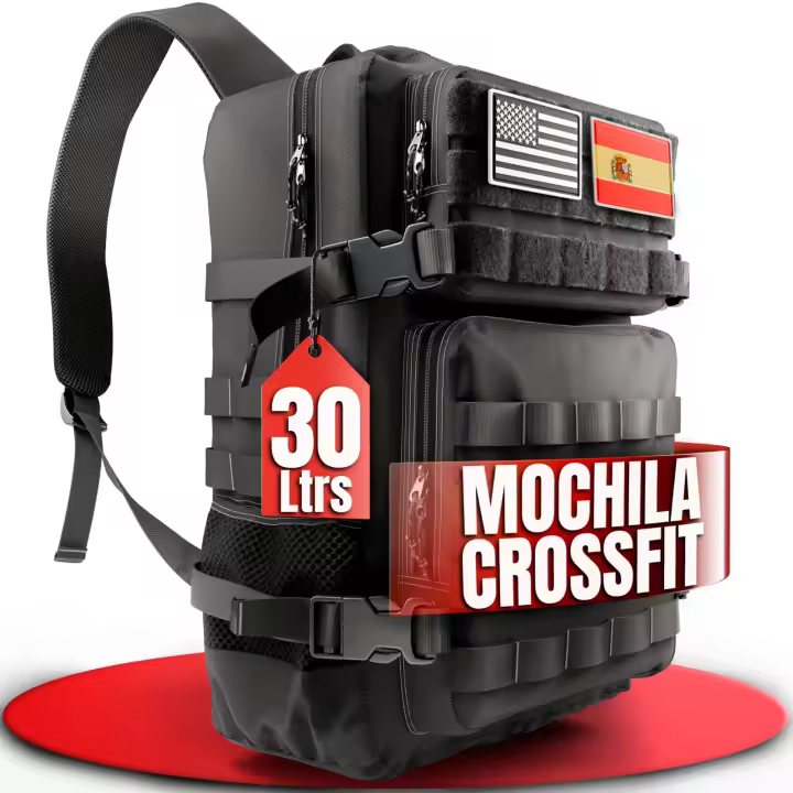 Netiners Mochila Crossfit Táctica Militar Resistente para Gimnasio con Soporte de Carga Pesada y Gran Capacidad Ideal para Montañismo y Senderismo - 1