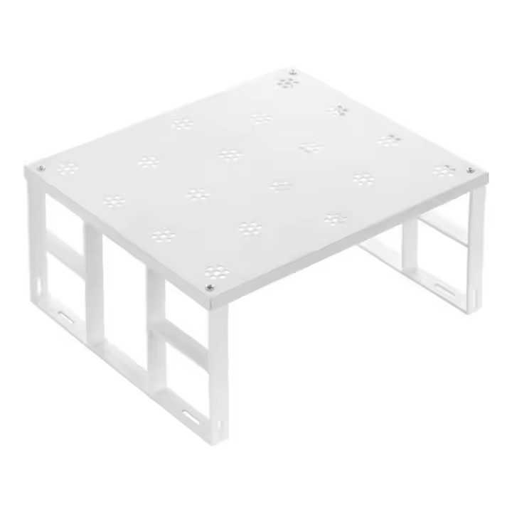 HOGUITA-Estante de almacenamiento de cocina,Organizador de cocina,Estante apilable para armario,Organizador de almacenamiento para encimera,despensa,Ahorro de espacio,Estante Plegable Multiusos 27.5X31.5X15.5cm - 1