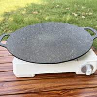 Sartén De Barbacoa Coreana Multiusos Antiadherente Para Panqueques Redondos Viajes Camping Fritura Plancha Herramienta De Barbacoa Para El Hogar - details 3