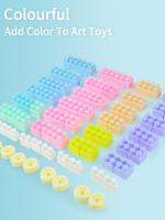 Juguetes Educativos De Construcción Pequeña Partícula Creativos Para Niños Bloques Multicolores Regalo Ideal Para Niños Aprendizaje Y Diversion - details 3