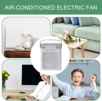 Ventilador de aire acondicionado portátil, ventilador de niebla recargable USB con 3 modos de niebla, ventilador de escritorio para picnic, mesa de café, mesita de noche - details 4