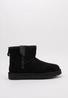UGG Classic Mini Bailey Zip  Botines Planos Mujer Negro - details 0