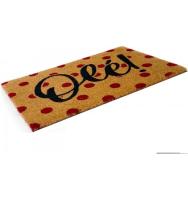 COSHANO Felpudo Alfombra Fibra de Coco Natural con Reverso PVC Antideslizante 40x60cm Rectangular - details 2