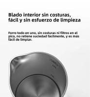 Hervidor Eléctrico Mijia 1.7L Acero Inoxidable 316L 1800W Calentamiento Rápido Desconexión Automática 360 Grados Rotación - details 3