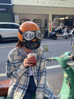 Casco Retro Para Motocicleta Medio Seguridad Para Hombres Y Mujeres Adecuado Para Todas Las Estaciones Ciclismo De Calle Estilo De Moda - details 15