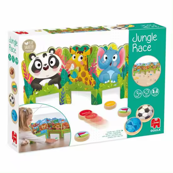 Jungle Race: Juego Preescolar de Habilidad a partir de 3 años (2 a 4 jugadores) - 1