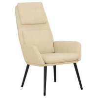 vidaXL Sillón de relax de tela Gris claro, Gris oscuro, Crema Sillon Dormitorio Sillon Comodos Silla Relax Sillón Sofá - details 8
