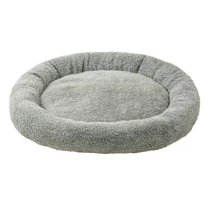 Cama Redonda De Flannel Arctic Para Gatos Calefactora Resistente Al Desgaste Suave Y Cómoda Almohadilla Para Mascotas En Invierno - 1