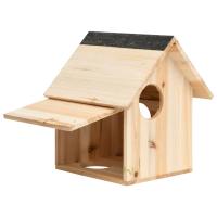 vidaXL Casa para ardillas madera maciza de abeto 26x25x29 cm - details 2