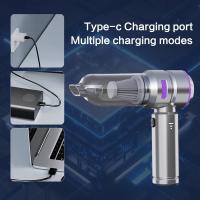 Aspiradora de coche, aspiradora de mano de alta potencia de 16000 PA, aspiradora de coche portátil inalámbrica, 3 velocidades, 11 accesorios, mini aspiradora 4 en 1 para coche, hogar y oficina - details 5