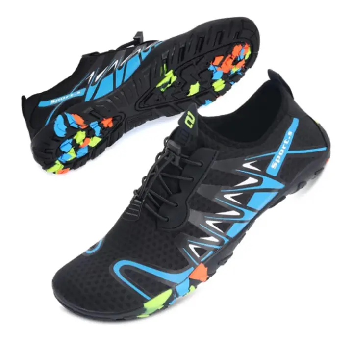 Zapatillas acuáticas Mabove para hombre y mujer, tipo escarpines, de secado rápido, descalzos, para deportes acuáticos, para piscina, playa, esnórquel, buceo . Talla 37 eu - 1
