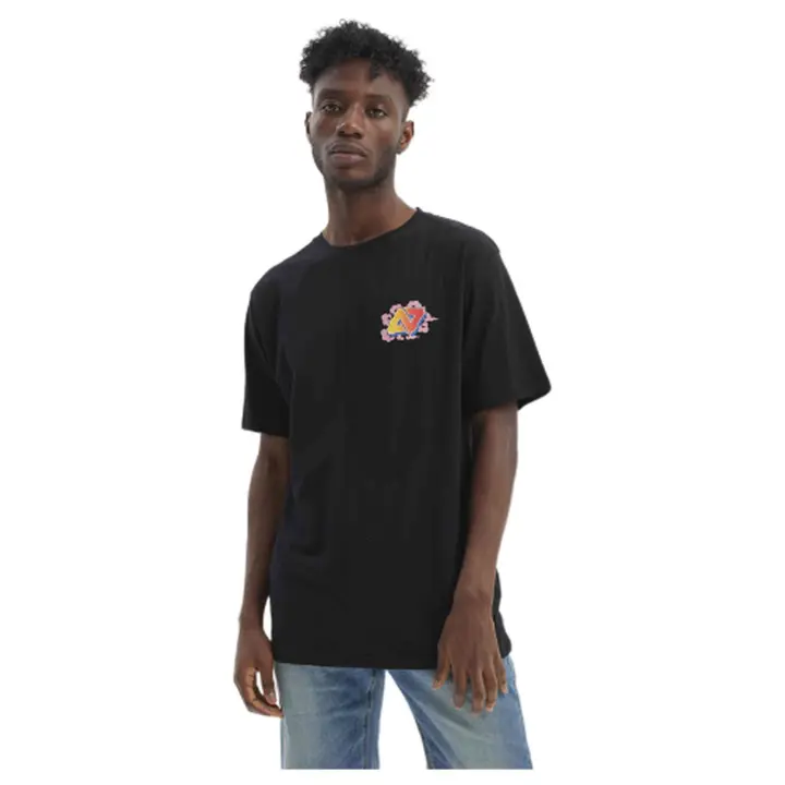 Camiseta de Manga Corta Hydroponic  para unisex en color negro - 1