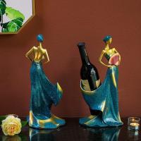 Botella de Vino Soportes Estante del Vino Soporte de la Estanteria para Vinos Rojo Resina para Accesorios Barra del Hogar Decoración Cocina Habitación, Regalo Novedad para Fiesta Boda de Navidad - details 4
