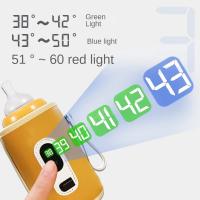 Calentador Portátil De Leche Para Bebé Con Pantalla Digital Y USB Funda Calefactor Universal Para Botella De Amamantamiento - details 18