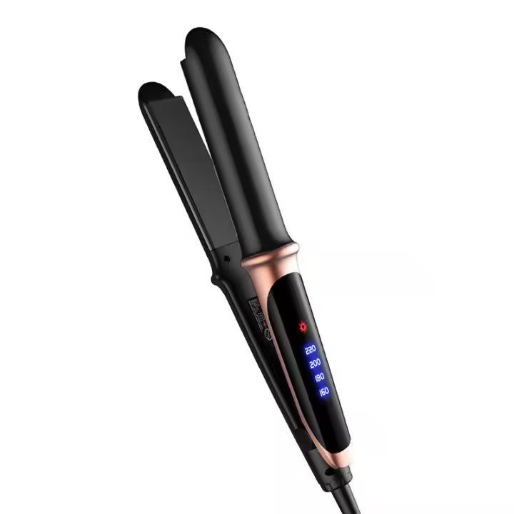 Alisador profesional 2 en 1, alisadores planos húmedos o secos, herramientas de peinado para el cabello con rizador - 1