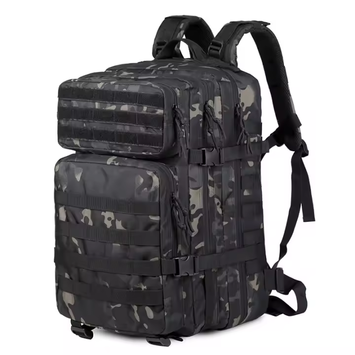 45L Mochara táctica Militar Paquete de Asalto Gran Bolsa Ordenador Portátil para Viajes Senderismo Camping Trekking Cam - 1
