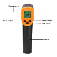 Termómetro Infrarrojo Digital GM320/GM320S /HW600/HW550 Sin Contacto -50~600℃ / -58~1122℉ Con Pantalla LCD Para Uso Doméstico - details 22