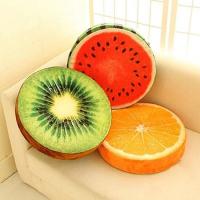 Cojines Redondos Para Sillas Cómodos Almohadillas De Asiento Estilo Moderno Con Patrón De Jardín De Frutas Divertidas Para Comedor Al Aire Libre - details 11