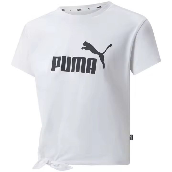 Camiseta de Manga Corta Puma Essential Logo para hombre en color blanco - 1