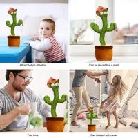 Ejemplar Inteligente De Cactus Danzante Y Musical Juguete Interactivo Para Aprendizaje Educativo Con Función De Grabación Y Repetición De Habla Para Niños - details 0