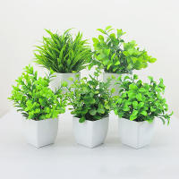 Bonsai Artificial Eucalipto Falso Planta En Maceta Para Decoración Interior Exterior Habitación Jardín Sin Mantenimiento - details 0