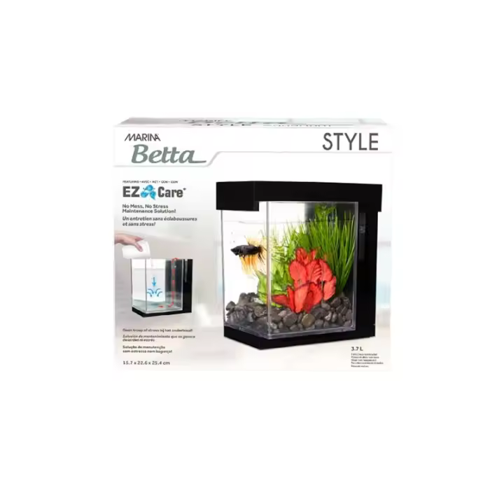 Marina Betta EZ Care Style Kit 3,7 l Negro - 1