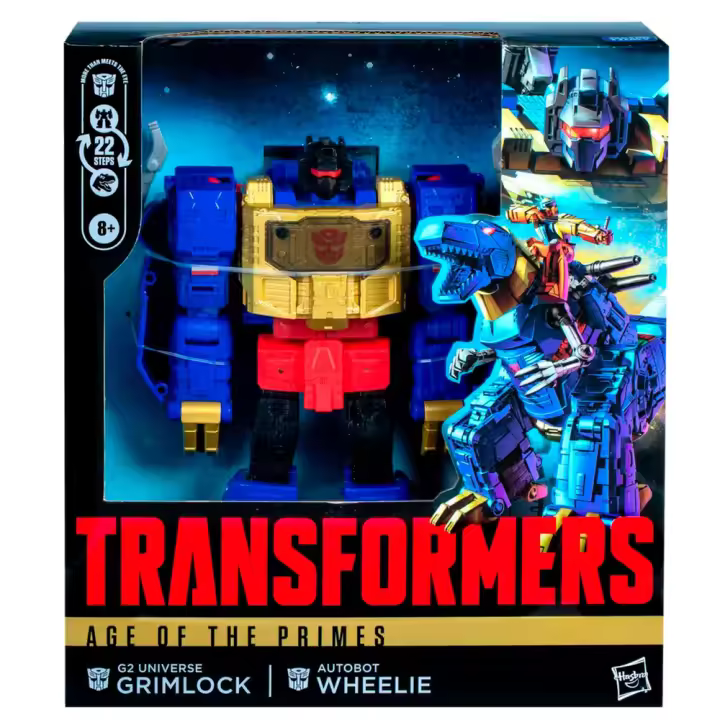 Figura G2 Universe Grimlock Autobot Wheelie Age of the Primes Transformers 19cmFigura  Coleccionable - Idea de Regalo- Mercancia Oficial - Juguetes para Niños y Adultos - Movies Fans - Muñeco para Coleccionistas y Exposición - 1