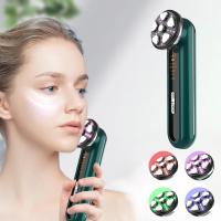 Facial de microcorriente, máquina de estiramiento Facial, masajeador de estiramiento de piel del Cuello, therapy De Luz LED, vibración, rejuvenecimiento, herramienta de Belleza - details 0