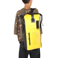 Mochila De PVC Impermeable Para Natación 25L 30L Bolsa Secadora De Río Para Trekking Y Rafting Bolsa De Viaje Deportiva Para Hombres Y Mujeres - details 1