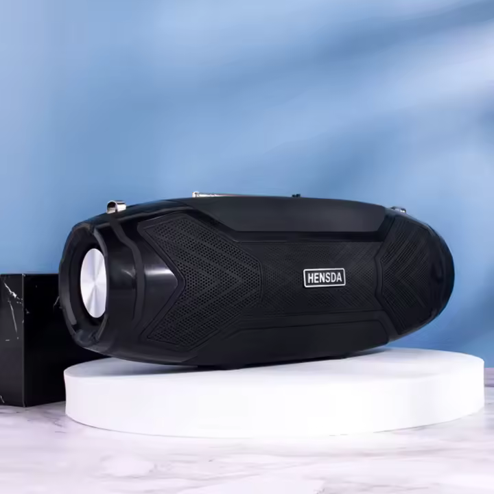 Altavoz Bluetooth inalámbrico, Portátil con graves potentes y subwoofer estéreo, Compatible con microSD, MP3, Radio FM - 1