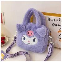 Bolso De Hombro De Peluche Sanrio Estilo Dibujos Animados Hello Kitty Kuromi Melody Bolso Cruzado Lindo Para Niños Regalo De Cumpleaños - details 21